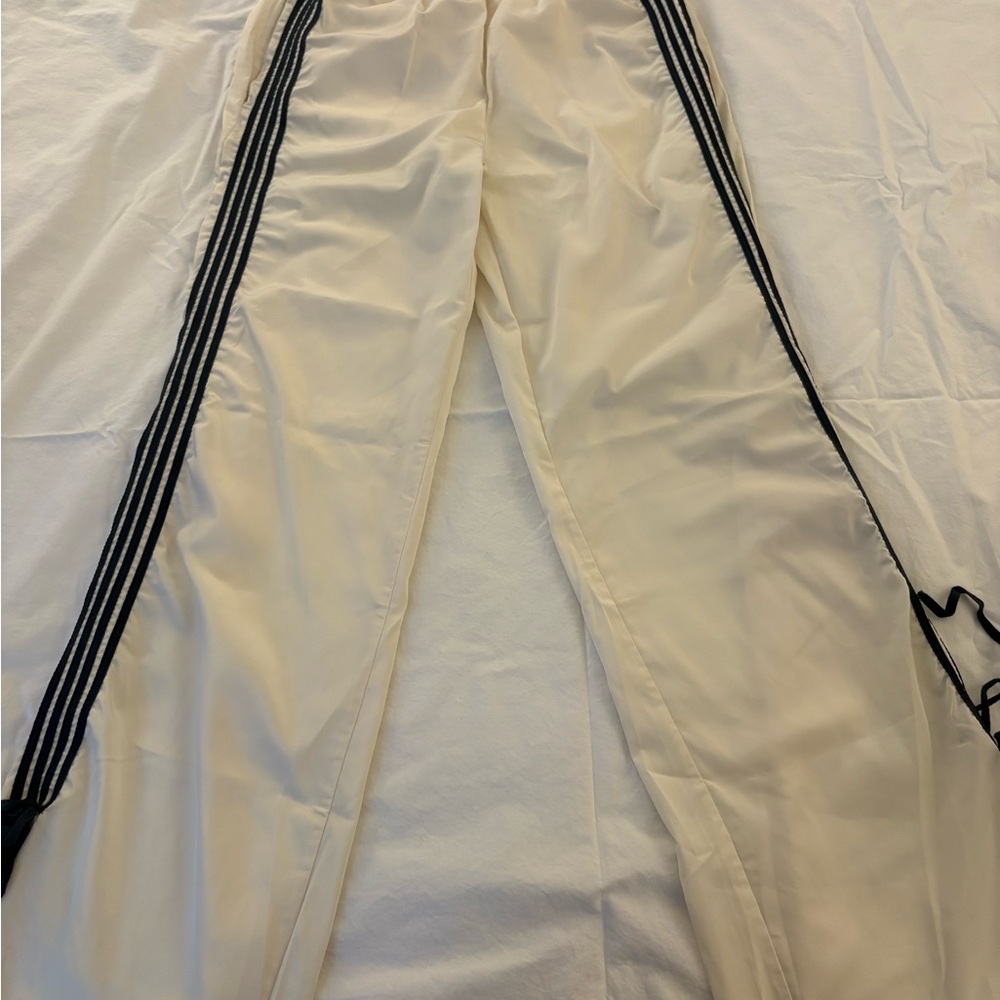 Edikted Cream/Navy Track Pants